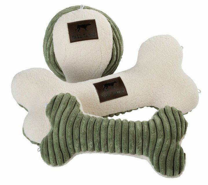 Sherpa plush bone and ball set